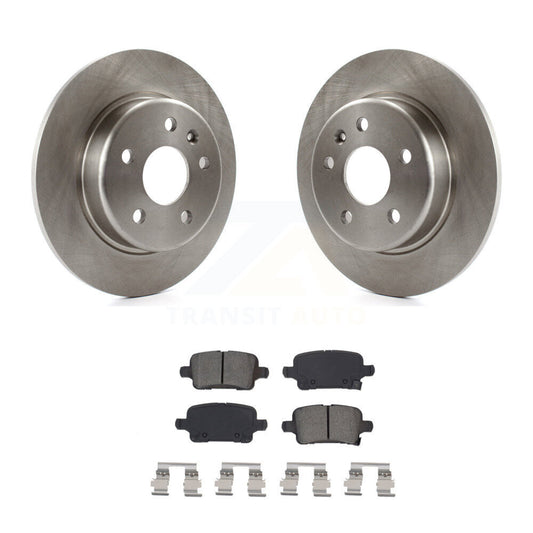 Disc Brake Rotor Semi-Metallic Pad Rear Kit For Chevrolet Cruze Bolt EV Volt EUV