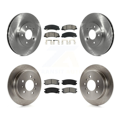 Brake Rotors & Semi-Metallic Pad Front Rear Kit For Chevrolet Impala Monte Carlo