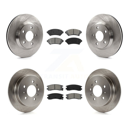 Brake Rotors & Semi-Metallic Pad Front Rear Kit For Chevrolet Impala Monte Carlo