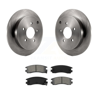 Disc Brake Rotor Semi-Metallic Pad Rear Kit For Buick Rendezvous Pontiac Montana