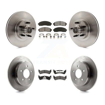Brake Rotors & Semi-Metallic Pad Front Rear Kit For 2001 Ford Explorer Sport RWD