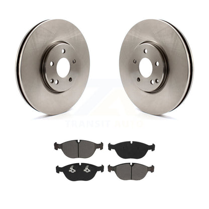Disc Brake Rotors And Semi-Metallic Pads Front Kit For Mercedes-Benz E500 AWD