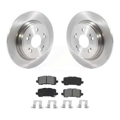 Disc Brake Rotors And Semi-Metallic Pads Rear Kit For 2014-2020 Acura RLX