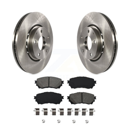 Brake Rotors & Semi-Metallic Pad Front Kit For 19-21 Mazda 6 Naturally Aspirated