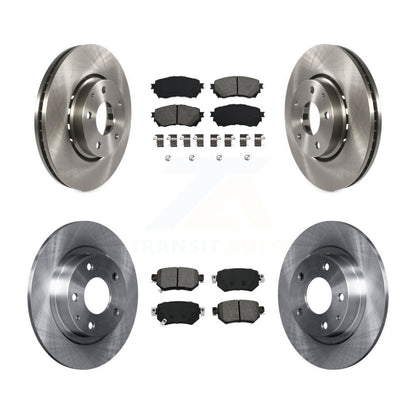 Brake Rotor And Semi-Metallic Pad Front Rear Kit For Mazda 6 Naturally Aspirated