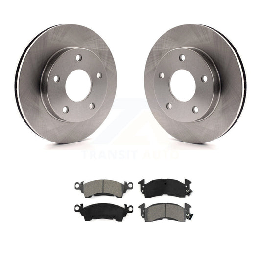 Disc Brake Rotors And Semi-Metallic Pads Front Kit For GMC Jimmy