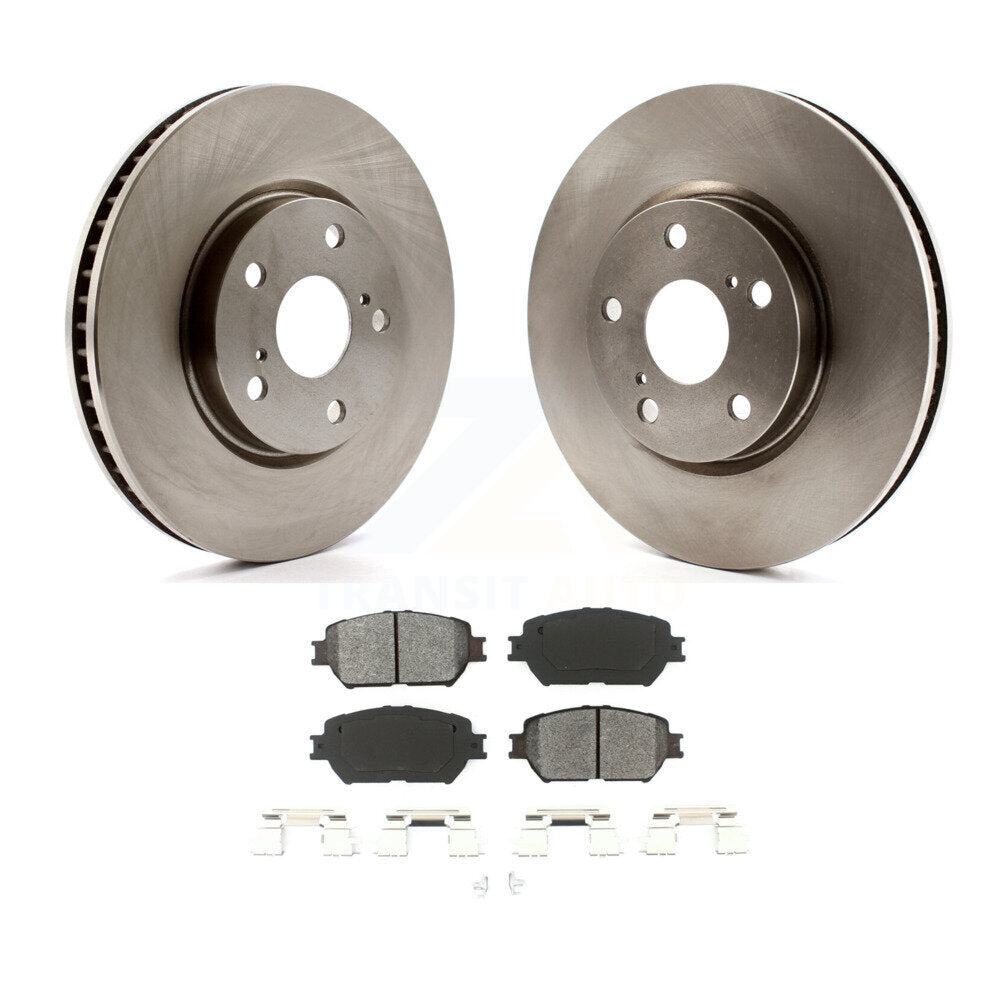 Disc Brake Rotors And Semi-Metallic Pads Front Kit For Lexus IS250 GS300