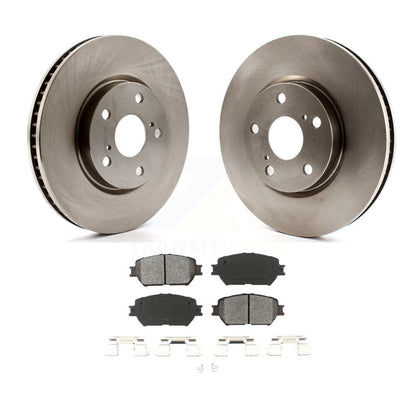 Disc Brake Rotors And Semi-Metallic Pads Front Kit For Lexus IS250 GS300