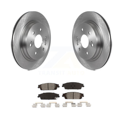 Brake Rotors Semi-Metallic Pad Rear Kit For 2019 Chevrolet Silverado 1500 LD GMC