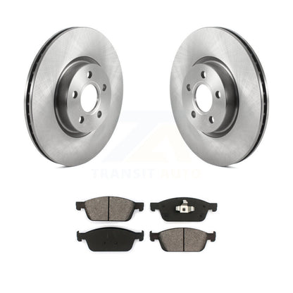 Disc Brake Rotors And Semi-Metallic Pads Front Kit For Ford Transit Connect