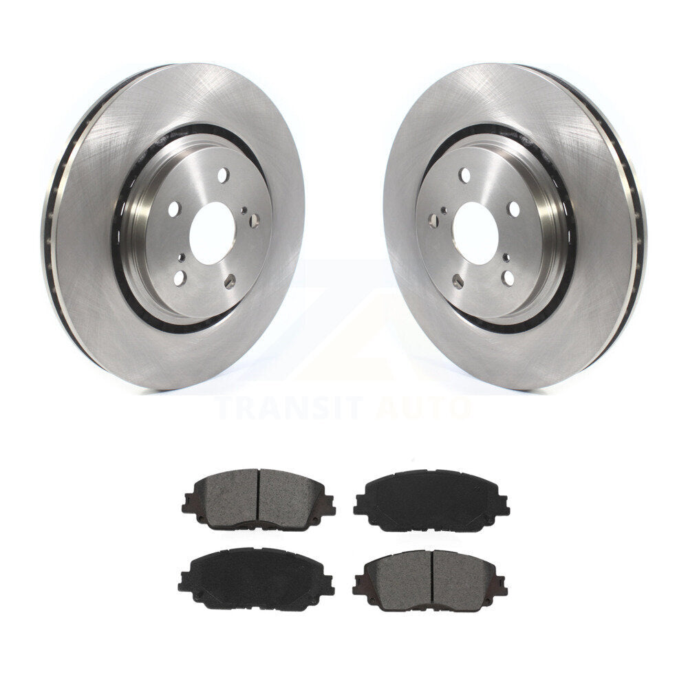 Brake Rotors Semi-Metallic Pad Front Kit For 20-23 Toyota Camry With TRD Package