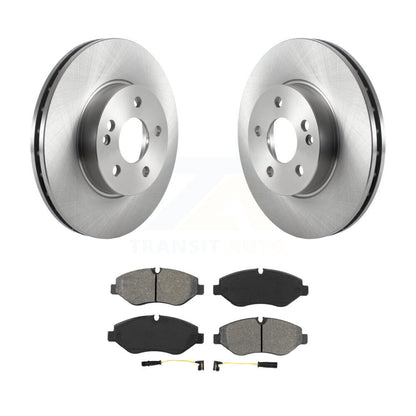 Disc Brake Rotors Semi-Metallic Pad Front Kit For 2016-2023 Mercedes-Benz Metris