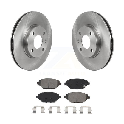 Disc Brake Rotors And Semi-Metallic Pads Front Kit For 2016-2022 Chevrolet Spark