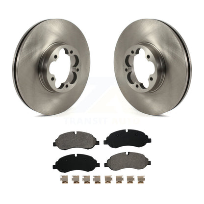 Disc Brake Rotors And Semi-Metallic Pads Front Kit For Ford Transit-350 HD