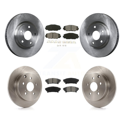 Disc Brake Rotor And Semi-Metallic Pad Front Rear Kit For 2016-2020 Toyota Mirai