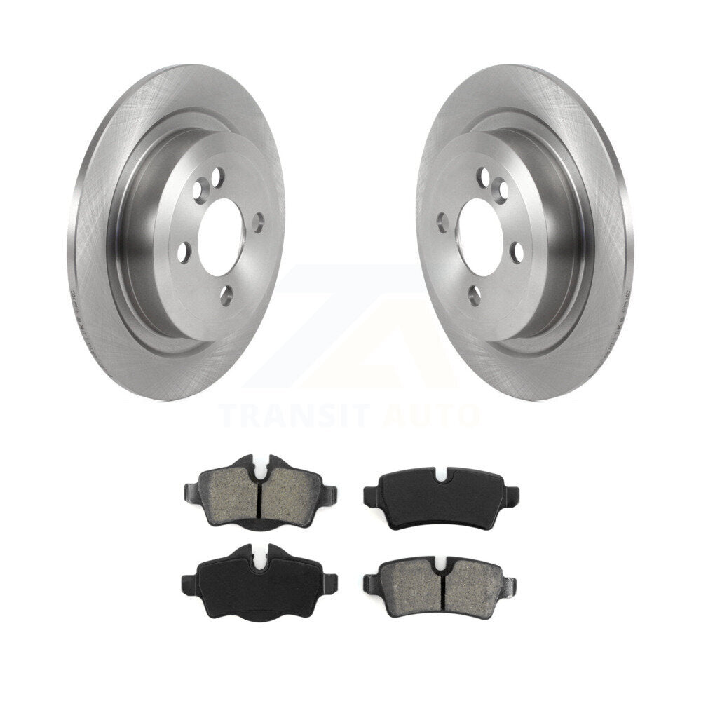 Disc Brake Rotors And Semi-Metallic Pads Rear Kit For Mini Cooper
