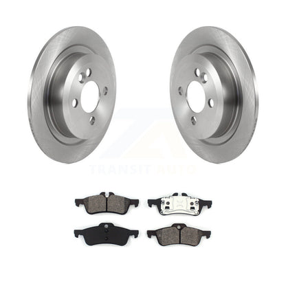 Brake Rotor And Semi-Metallic Pad Rear Kit For 2007-2008 Mini Cooper Convertible