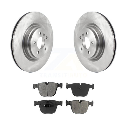 Brake Rotors Semi-Metallic Pad Rear Kit For BMW 750i xDrive 750Li 550i GT Alpina