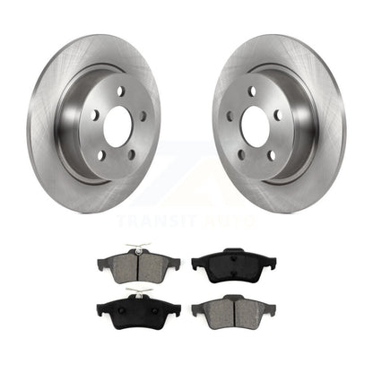 Disc Brake Rotors And Semi-Metallic Pads Rear Kit For Ford Transit Connect