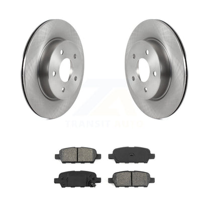Disc Brake Rotors Semi-Metallic Pad Rear Kit For Nissan Qashqai Rogue Sport LEAF