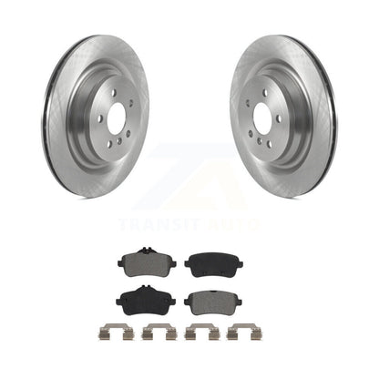 Brake Rotor Semi-Metallic Pad Rear Kit For Mercedes-Benz GL350 GLS450 ML400 ML63