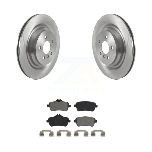 Brake Rotor Semi-Metallic Pad Rear Kit For Mercedes-Benz GL350 GLS450 ML400 ML63