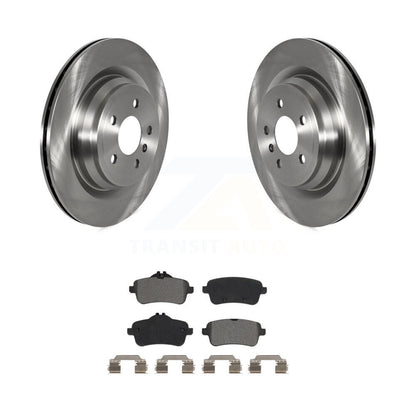 Brake Rotor Semi-Metallic Pad Rear Kit For Mercedes-Benz ML350 GLE400 GLE350 AMG