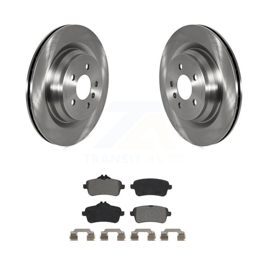 Brake Rotor Semi-Metallic Pad Rear Kit For Mercedes-Benz ML350 GLE400 GLE350 AMG