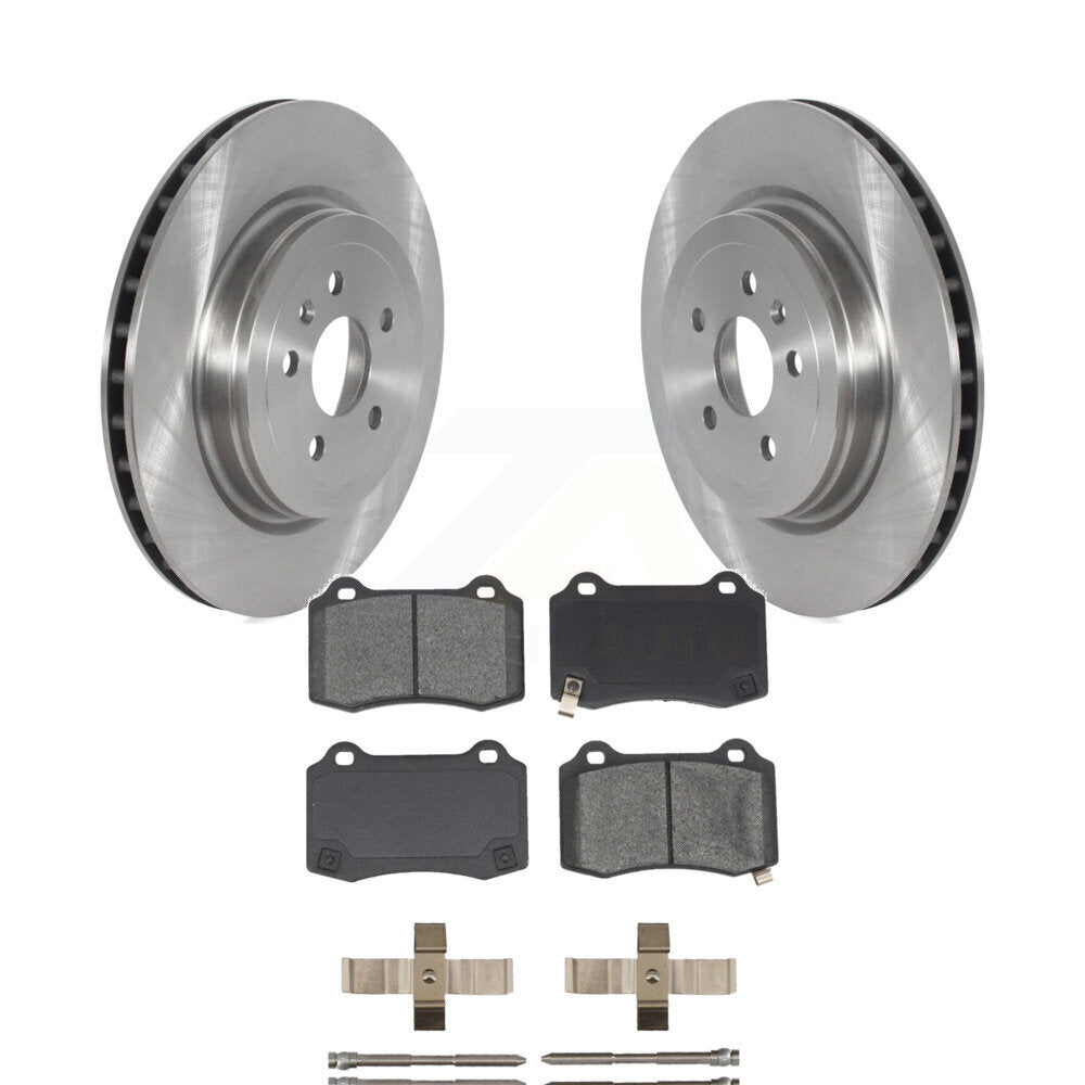 Disc Brake Rotors And Semi-Metallic Pads Rear Kit For 2016 Tesla S From 04 16