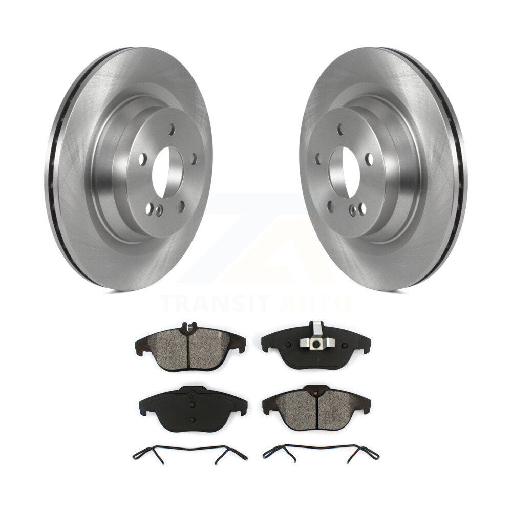 Disc Brake Rotors And Semi-Metallic Pads Rear Kit For Mercedes-Benz E550