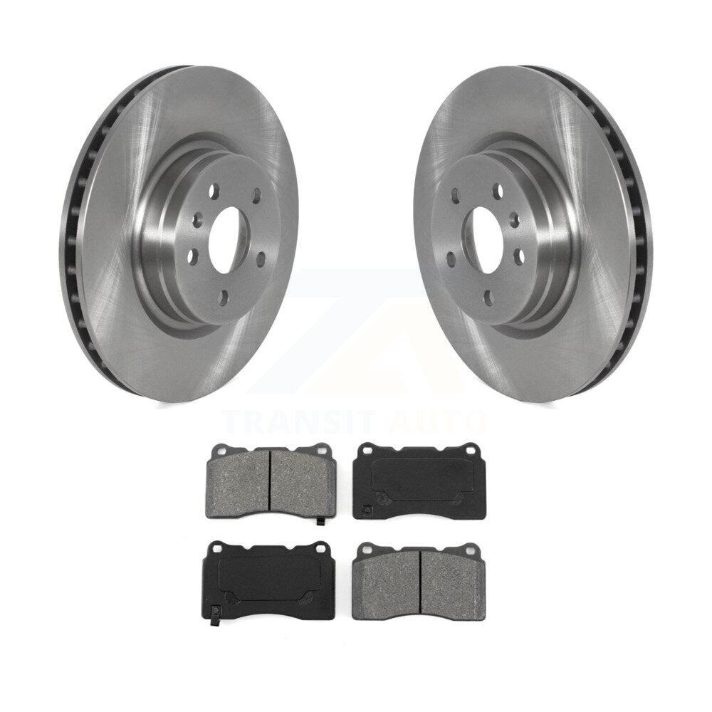 Disc Brake Rotors And Semi-Metallic Pads Front Kit For Tesla S X