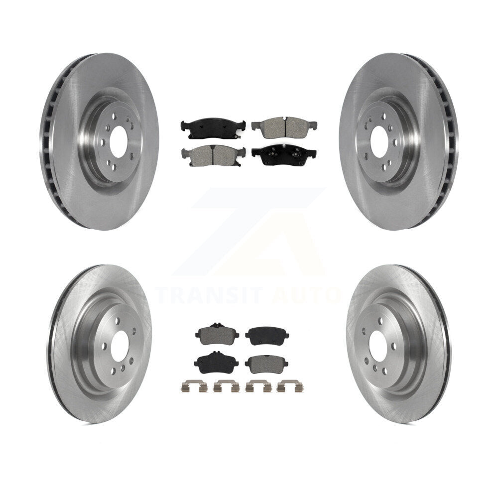 Disc Brake Rotor Semi-Metallic Pad Front Rear Kit For Mercedes-Benz GLS450 ML250