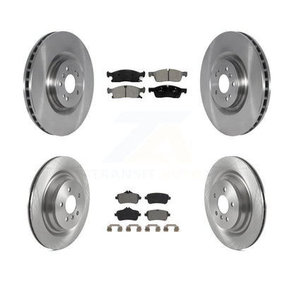 Disc Brake Rotor Semi-Metallic Pad Front Rear Kit For Mercedes-Benz GLS450 ML250