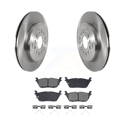 Disc Brake Rotors And Semi-Metallic Pads Rear Kit For Ram 1500