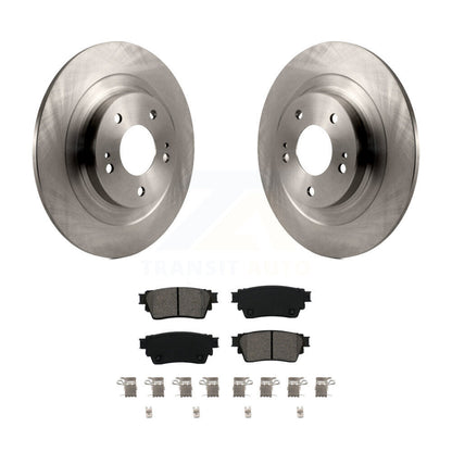 Brake Rotors & Semi-Metallic Pad Rear Kit For Mitsubishi Outlander Eclipse Cross