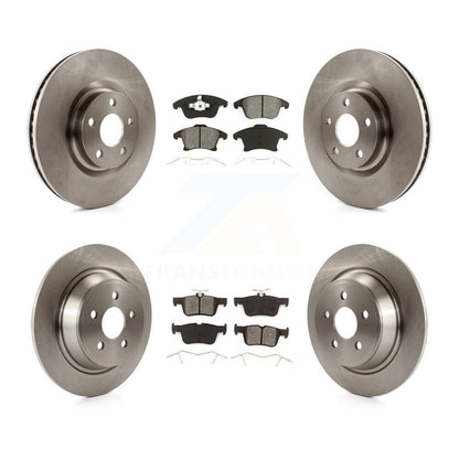 Brake Rotor & Semi-Metallic Pad Front Rear Kit For 19-20 Ford SSV Plug-In Hybrid