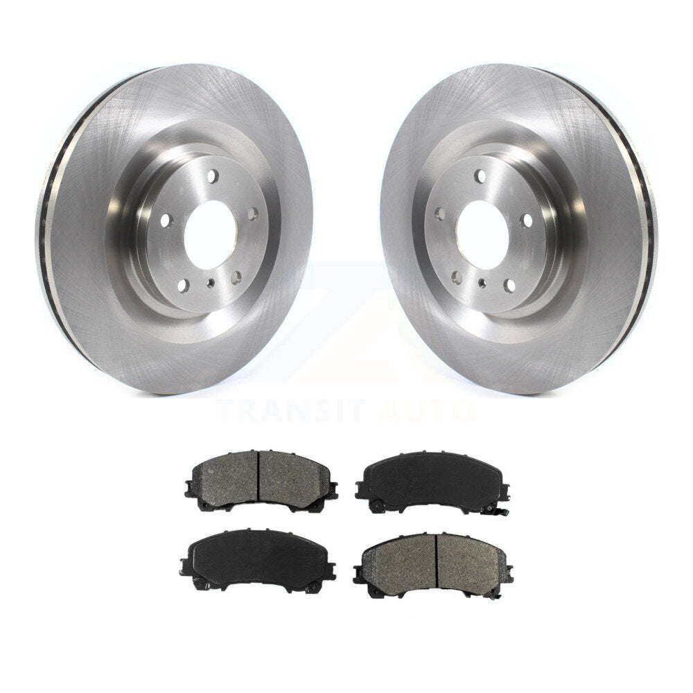 Disc Brake Rotors And Semi-Metallic Pads Front Kit For INFINITI QX50 QX55