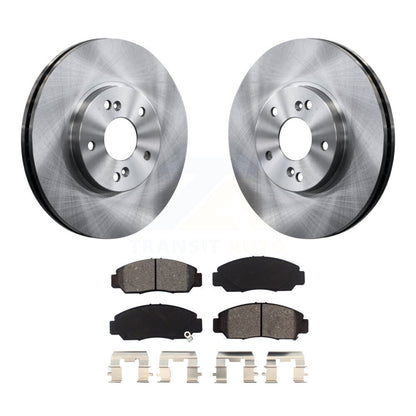 Disc Brake Rotors And Semi-Metallic Pads Front Kit For Honda Accord