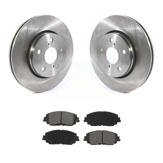 Disc Brake Rotors And Semi-Metallic Pads Front Kit For Toyota C-HR