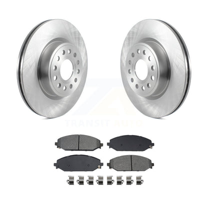 Disc Brake Rotors And Semi-Metallic Pads Front Kit For Ram 1500