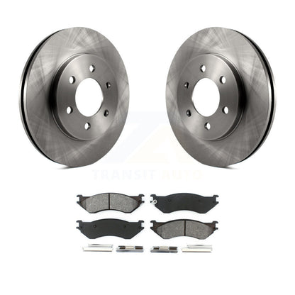 Brake Rotor Semi-Metallic Pad Front Kit For 2002 Lincoln Navigator From 03 19 02