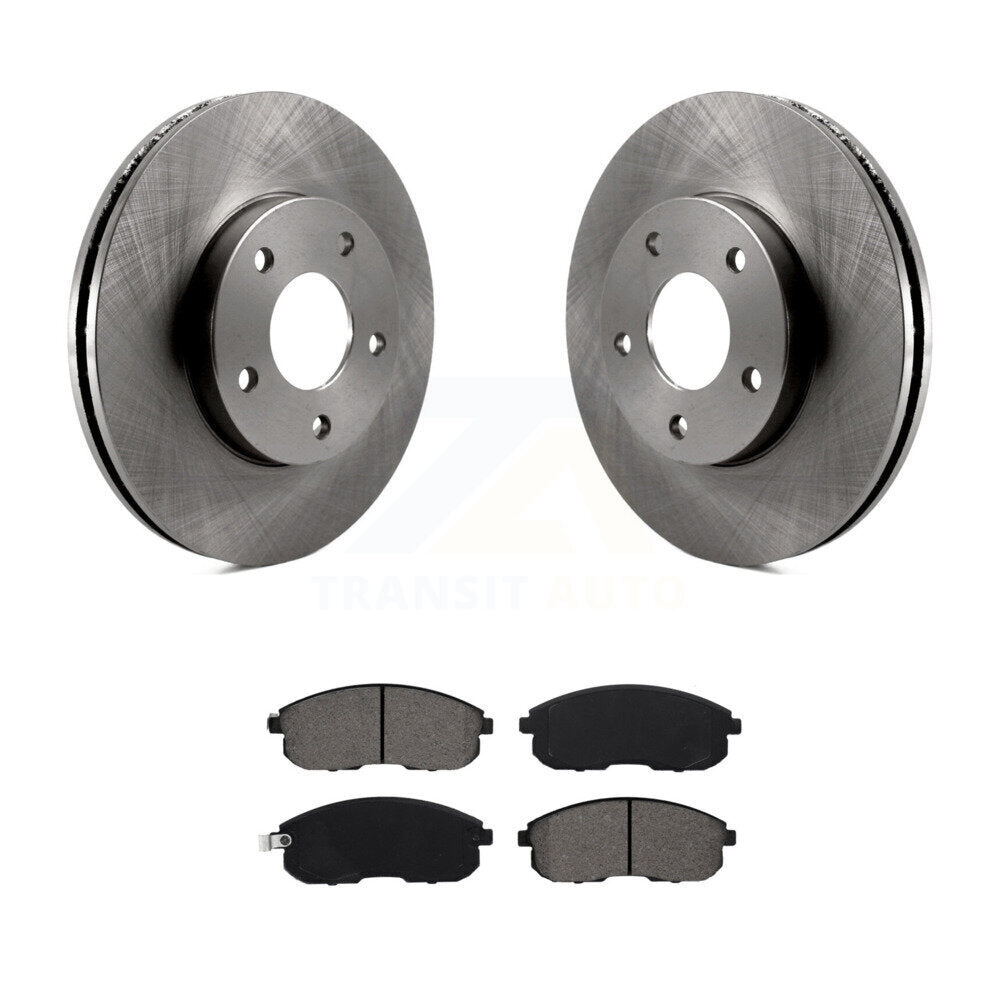 Disc Brake Rotor Semi-Metallic Pad Front Kit For 1999 Nissan Maxima From 04