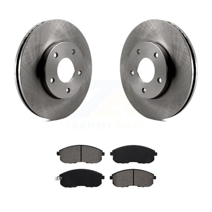 Disc Brake Rotor Semi-Metallic Pad Front Kit For 1999 Nissan Maxima From 04