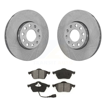 Disc Brake Rotors And Semi-Metallic Pads Front Kit For Audi A6 Quattro 100