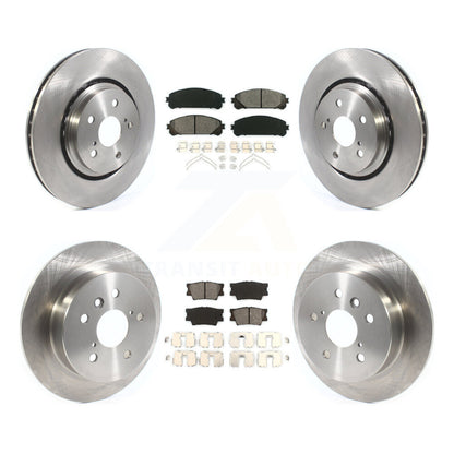 Disc Brake Rotors And Semi-Metallic Pad Front Rear Kit For 2022 Toyota Camry TRD