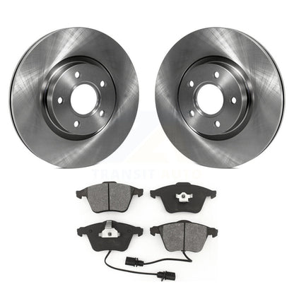 Disc Brake Rotors And Semi-Metallic Pads Front Kit For Volvo S40