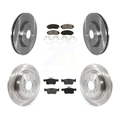 Disc Brake Rotors And Semi-Metallic Pads Front Rear Kit For 2019-2021 Acura RDX