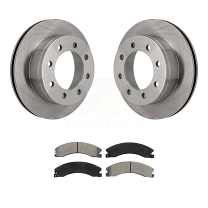 Disc Brake Rotors And Semi-Metallic Pads Rear Kit For Chevrolet Express 4500