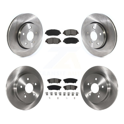 Disc Brake Rotors And Semi-Metallic Pads Front Rear Kit For Toyota C-HR