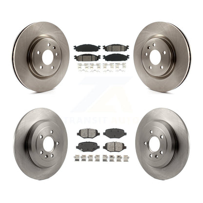 Brake Rotor Semi-Metallic Pad Front Rear Kit For Ford Explorer Limited/Sport/XLT